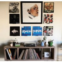 Mieterfreundliche Beschädigungsfreie Wandhalterung Für Schallplatten | Schwebendes Regal Einfache Installation Aufhänger/Aufsteller/Halter Lp von 3DLasersLab