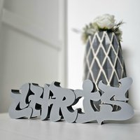 Graffiti 3D Namensschild - Personaliserbar Freie Farbwahl Dekoration Geschenkidee 3D-Gedruckt Aus Pla von 3DLetterLoft