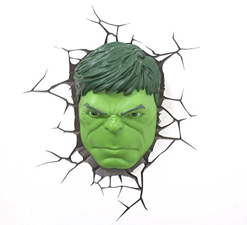 3DLightFX 3D-FX-Marvel-Hulk-Wandleuchte von 3DLightFX