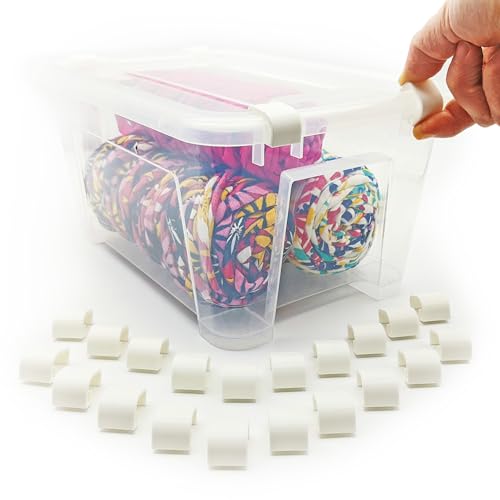 40 Kompatible Verschlussklips f box SAMLA box mit deckel - Verschlussklemmen SAMLA box transparent Kompatible - Nur geeignet für SAMLA-Boxen Verschluss, plastikbox mit deckel Modelle 5l, 11l, 22l (40) von 3DP