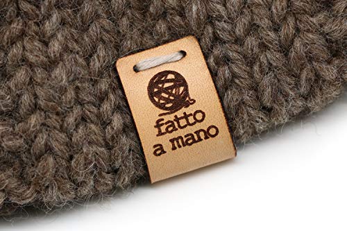 Handgefertigte Lederetiketten "fatto a mano" L | 15 Stück | Exklusive gravierte echte italienische Leder-Tags | Handmade leather labels tags Handgefertigte Lederetiketten "fatto a mano" L | 15 Stück | Exklusive gravierte echte italienische Leder-Tags | Handmade leather labels tags von 3DP