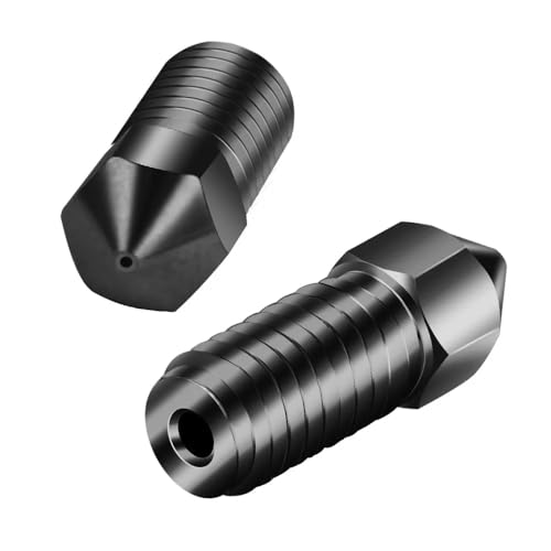 3DPLady | 2x Nozzles aus Gehärtetem Stahl 0,4 mm kompatibel für z. B. Ankermake M5 von 3DPLady