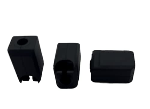 3DPLady | 3x schwarze Silikon Socken kompatibel für Bambu Lab P1p sowie X1 Carbon von 3DPLady