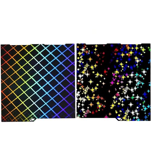 3DPLady | Doppelseitige PEO + PET + PEI Plates kompatibel für Anycubic Kobra 3 256x268 mm (PEY-SKYNET - PEY-STARS) von 3DPLady