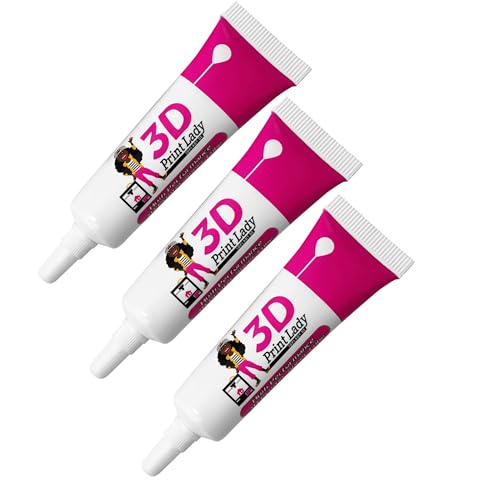 3DPLady | High Performance Synthetisches Schmiermitel für 3D Drucker Gewindespindeln (Gewindestangen) und kleine CNC Maschinen 3er Set von 3DPLady