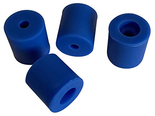 3DPLady | Silikonpuffer (Silikondämpfer)Ersatz für 3D Drucker Federn 1x16mm + 3x18mm Zubehör kompatibel für Ender 3 Serie (V2 ,Pro)(Blau) von 3DPLady