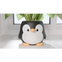 Plantify Blumentopf | Peppino Pinguin Wasserdicht 3D Druck von 3DPlantify