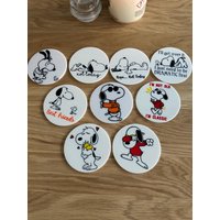 Snoopy - Kaffee Coaster Untersetzer Bierdeckel von 3DPrintHHEB