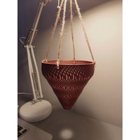 3D Gedruckter Orchideentopf Bio-Basiertes Material, Hängenetzkorb-Design, Mehrere Farben, Originaldesign von 3DPrintedFarm