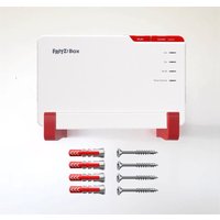 Fritzbox 5690 Pro Halterung Wandhalterung Extra Stabil Halter Fritzbox 2Er Set Rot von 3DPrintingGermanShop