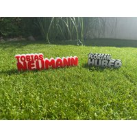 Individualisierbares Namensschild | Farbe, Größe Auf Wunsch Anpassbar 3D-Druck Perfekt Für Den Schreibtisch von 3DPrintingServiceAT