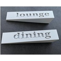 Personalisierter Name Türstopper - 3D Gedruckt Individueller von 3DPrintsDesignsStore