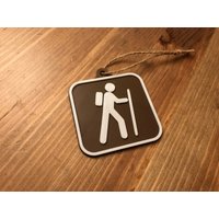 Wandern Zeichen Ornament | 3D Gedrucktes Wandergeschenk Für Bergsteiger Oder Backpacker von 3DPros