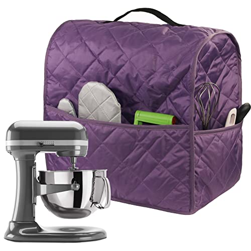 Standmixer-Abdeckung-Mixer-Staubschutz-Organizer-Tasche für Mixer, um ihn sauber und sicher zu halten (Beinhaltet keinen Mixer) (purple) von 3DTengkit