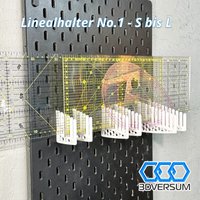 Linealhalter No.1 - S, M, L | 2Er Set Für Ikea Skadis Linealhalter No.1 - S, M, L | 2Er Set Für Ikea Skadis von 3DVersum