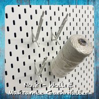 No.8 Woll & Makramee Garn Halter Für Ikea Skadis von 3DVersum