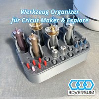 Werkzeug Organizer Für Cricut Maker 1-3/Explore /One /Air /Air2 3 von 3DVersum