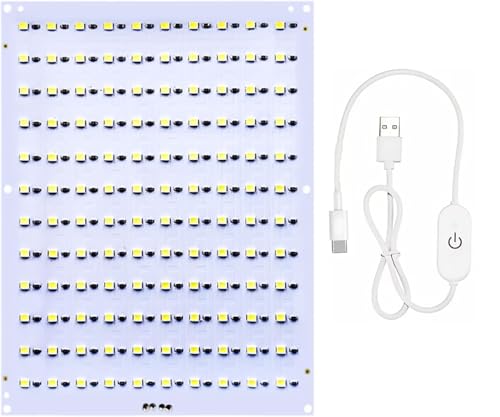 1PCS CMYK LED Hintergrundbeleuchtung Board Kit FAZ007 für Bambus Lab Makerworld Zubehör, Kontrolle Helligkeit 3D-Drucker Licht DIY Hardware Modell Ersatzteile 5V Typ-c angetrieben von 3DZWMAN