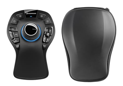 3Dconnexion SpaceMouse Pro Wireless (Bluetooth Edition, 3D-Maus, kabellos) Mattschwarz von 3Dconnexion