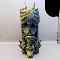 Drachen Buchstütze Buchinspirierter Merch Fantasy Feuer 3 Affen Mit Versteck von 3Ddruckstodel