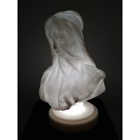 Leuchtende Verschleierte Jungfrau Statue Mit Led Lampe - Nachtlicht Deko Frau Im Schleier von 3DekoAT
