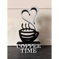 Coffee Time Für Kaffeeliebhaber Deko Schwarz Weiß Die Küche Coffee Time Für Kaffeeliebhaber Deko Schwarz Weiß Die Küche von 3DekoMaze