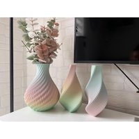 Vase Im Farbverlauf Stil 3D Gedruckt von 3DekoMaze