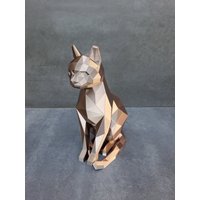 Katze Design Skulptur Katzenliebhaber Haustier Katze Design Skulptur Katzenliebhaber Haustier von 3Dekoart