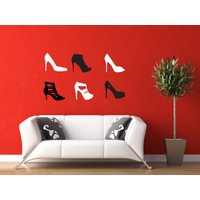 Modeschuhe Vinyl Wandtatz von 3DesignsStudioArt