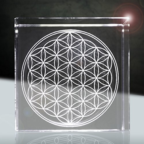 Blume des Lebens | 3D im Glas | harmonische Energie für Dein Zuhause von 3Dglas