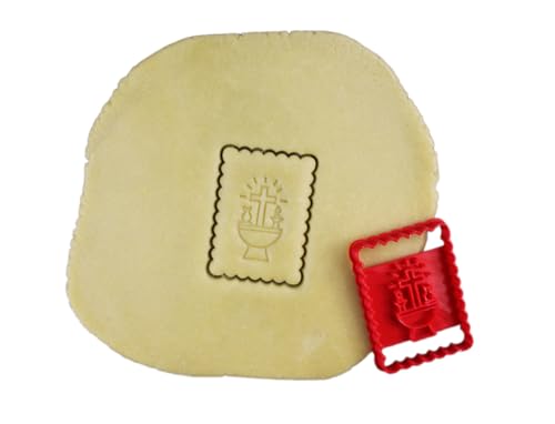 3DKOUPE Ausstechform für kleine Butter – Motiv Christ von 3Dkoupe