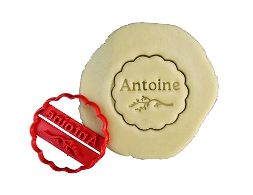 3DKOUPE - Ausstechform geriffelt - Motiv Zweig - Personalisiert mit Text - Typo und Farbe wählbar 3DKOUPE - Ausstechform geriffelt - Motiv Zweig - Personalisiert mit Text - Typo und Farbe wählbar von 3Dkoupe
