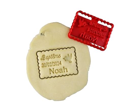 3DKOUPE - Keksausstecher Kleine Butter - Taube - Personalisiert mit Text - Typo und Farbe wählbar von 3Dkoupe