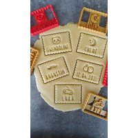 Petit Beurre Ausstecher - 50 Designs Zur Auswahl Und Anpassbarer Text von 3Dkoupe