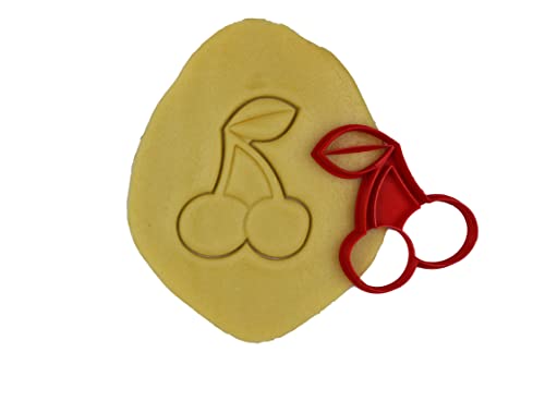 3DKOUPE - Ausstechform Kirsche - Thema Obst - Farbe wählbar - Entworfen und hergestellt in Europa von 3Dkoupe