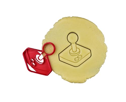 Ausstechformen mit Motiv – Motiv Videospiele (4 Stück) (Joystick) von 3Dkoupe