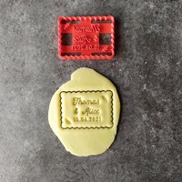 Petit Beurre-Ausstechform Für Pärchen - Personalisierbar Mit Vornamen | Entworfen Und Hergestellt in Frankreich von 3Dkoupe