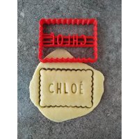 Petit Beurre Ausstechform - Personalisierbar Mit Text | Entworfen Und Hergestellt in Frankreich von 3Dkoupe
