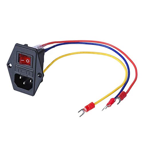 3Dman 15A 250V Rocker Switch On/Off Power Socket Inlet Module Plug 10A Fuse Switch with 18 AWG Wiring 3 Pin 3Dman 15A 250V Rocker Switch On/Off Power Socket Inlet Module Plug 10A Fuse Switch with 18 AWG Wiring 3 Pin von 3Dman