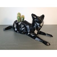 Poly Cat Planter 3D Printed von 3DprintUP