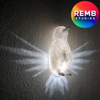 Kolibri Wandlampe - Handgefertigte Led-Leuchte in Vogel-Design | Stimmungslicht Für Wohnzimmer & Schlafzimmer von 3DruckBalum