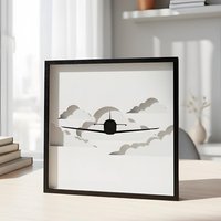 Flugzeug Schattenbild 15x15cm - 3D Deko Bild Motorflugzeug Stilvolles Pilot Geschenk Luftfahrt Aviation von 3Druckvision