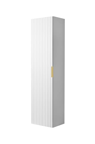 3E 3xE living.com Badezimmerschrank, Weiß, 35 x 136 x 27 cm, Goldener Griff 3E 3xE living.com Badezimmerschrank, Weiß, 35 x 136 x 27 cm, Goldener Griff von 3E 3xE living.com