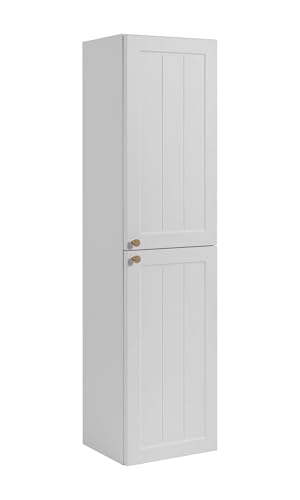 3E 3xE living.com Badezimmerschrank im klassischen Stil, weiß, 35 x 136 x 27 cm 3E 3xE living.com Badezimmerschrank im klassischen Stil, weiß, 35 x 136 x 27 cm von 3E 3xE living.com