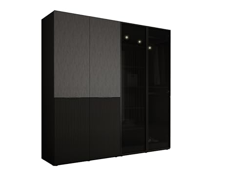 3E 3xE living.com Kleiderschrank, Graphitschwarz, 2 x 100 x 200 x 51 cm 3E 3xE living.com Kleiderschrank, Graphitschwarz, 2 x 100 x 200 x 51 cm von 3E 3xE living.com