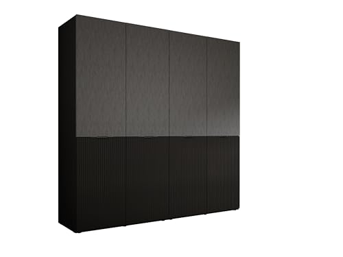 3E 3xE living.com Kleiderschrank, Graphitschwarz/Graphitschwarz, 2 x 100 x 200 x 51 cm 3E 3xE living.com Kleiderschrank, Graphitschwarz/Graphitschwarz, 2 x 100 x 200 x 51 cm von 3E 3xE living.com