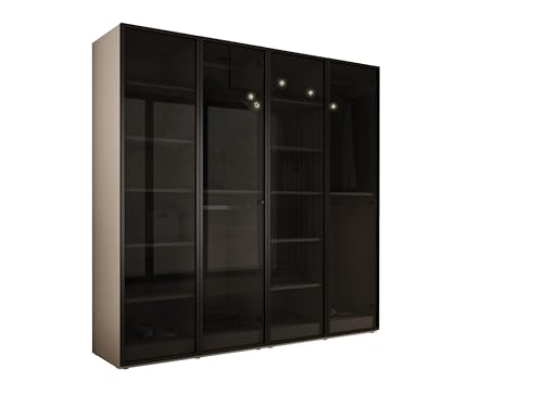 3E 3xE living.com Kleiderschrank, Sandbeige, 2 x 100 x 200 x 51 cm von 3E 3xE living.com