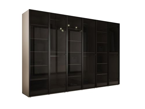 3E 3xE living.com Kleiderschrank, Sandbeige, 3 x 100 x 200 x 51 cm von 3E 3xE living.com