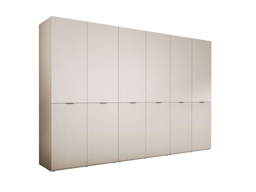 3E 3xE living.com Kleiderschrank, Sandbeige, 3 x 100 x 200 x 51 cm von 3E 3xE living.com