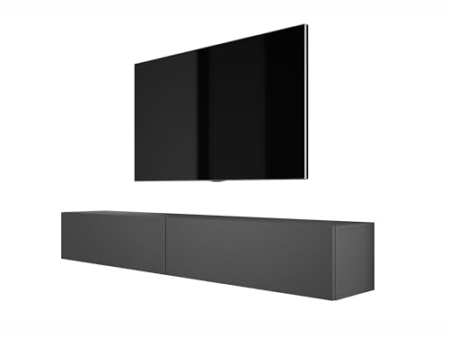 3E 3xE living.com TV-Lowboard: Farbe: Anthrazit, A: 200x32x34 cm (BxTxH) (2 X 100 cm) von 3E 3xE living.com